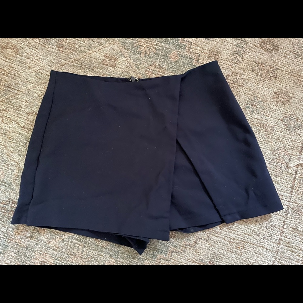 Navy Envelope Skort